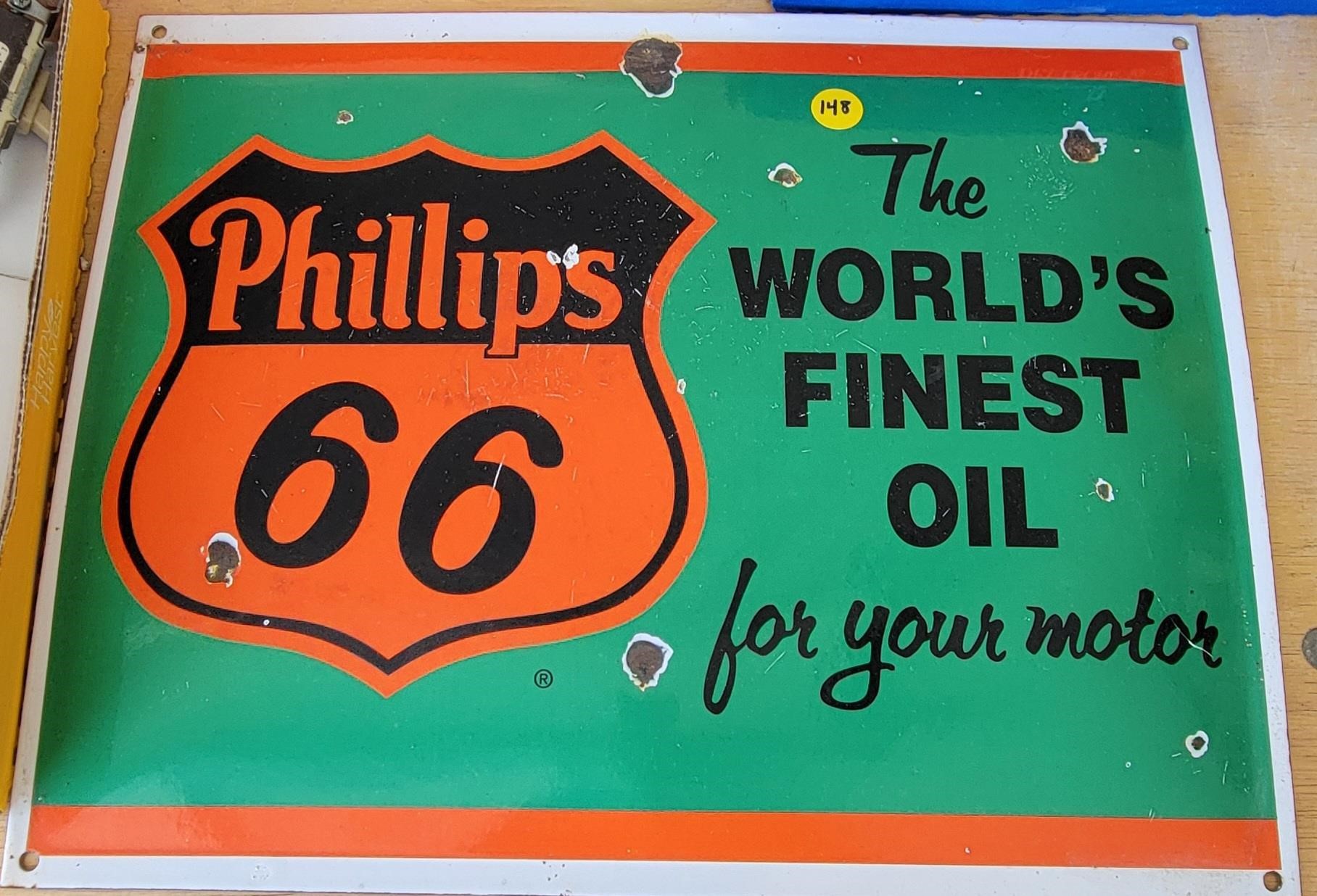 Phillips 66 Oil Sign