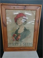 Ferry's Seeds Advertising Art by W. Haskell Coffin