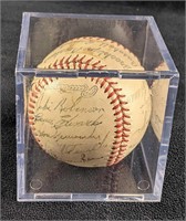 Autographed 1951 Brooklyn Dodgers Baseball JSA