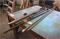 5 - 4'-6' Pipe Clamps + Extensions
