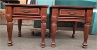 Pair of 24" Square x 24" End Tables