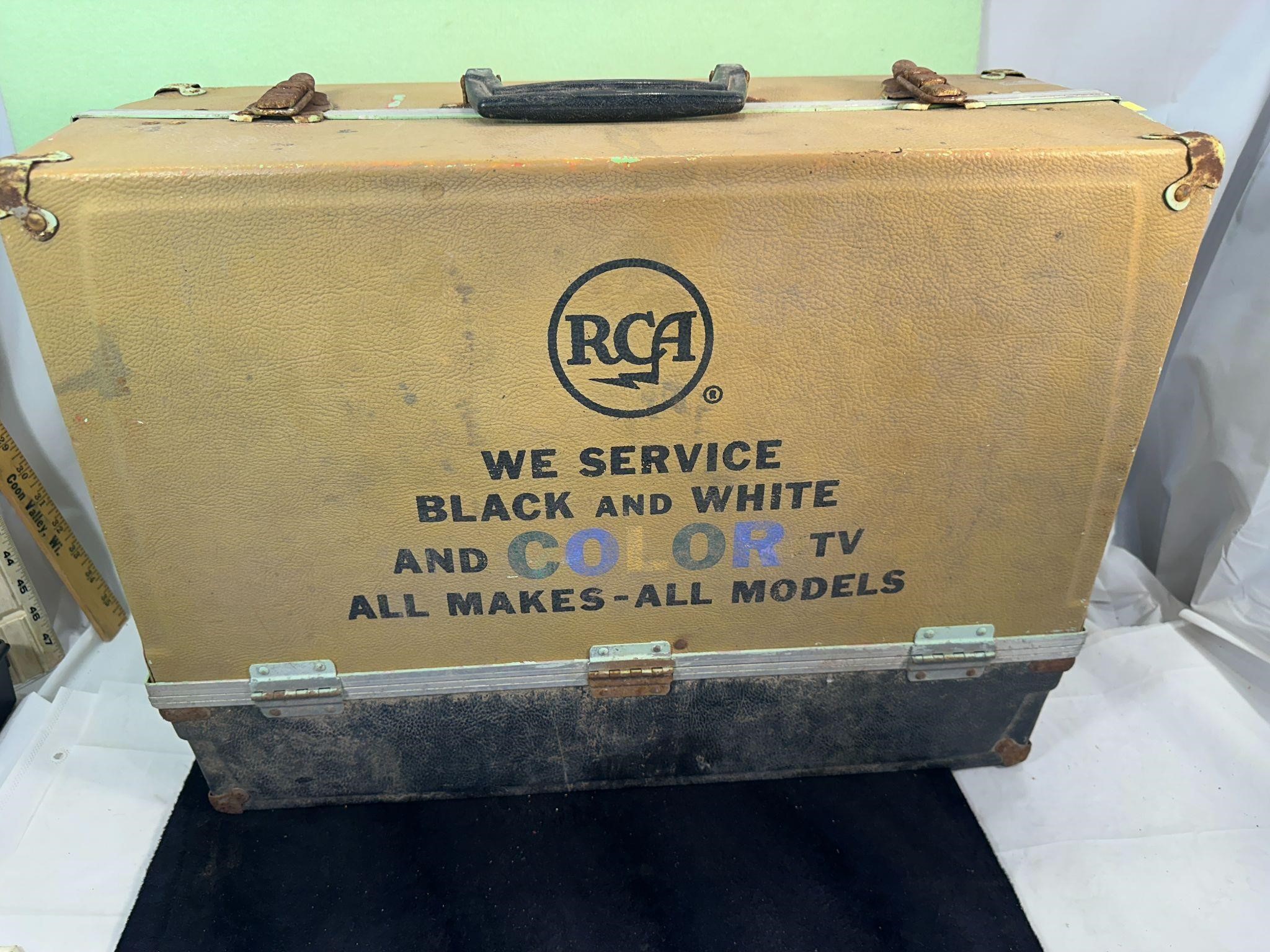 *ADV. FOR RCA TV TUBES SUITCASE