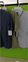 (4) New Medium (38-40) button-down shirts