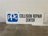 PPG Collision Repair Center Metal Sign