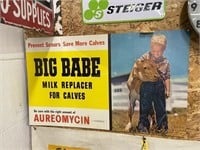 Aureomycin Big Babe Cardboard Sign