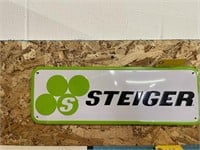 Steiger Metal Sign