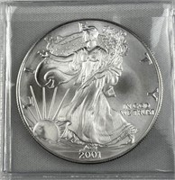 2001 American Silver Eagle 1oz .999