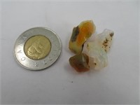 4 pierres précieuses d'Opale BRUT +/- 25ct