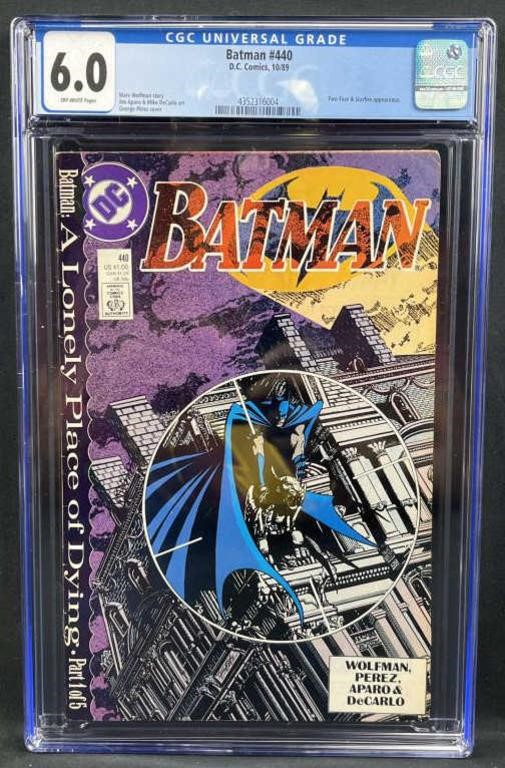 1989 D.C. Comics Batman #440 CGC 6.0