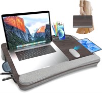 Laptop Desk for Bed  Grey  Fits 17 Laptop
