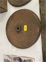 New York Lubricant Oil Co Cast Iron Sign Base