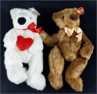 Ty Plush Bears Romeo And Baby Ginger