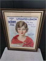 Lithiated Lemon Advertising Art by W. Haskell Coff