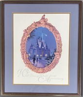 Disney 25th Anniversary Framed Art Print