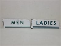 Pair DSP Sinclair Men & Ladies Gas Station Bathroo