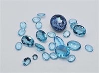 18 CTS Loose Natural Blue Topaz Gems