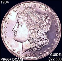 1904 Morgan Silver Dollar GEM PROOF + DCAM