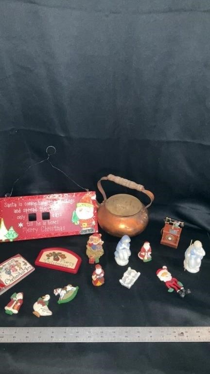 Various Christmas items