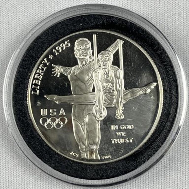 1995 Silver Commemorative Olympics Silver Dollar
