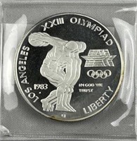 1983 Silver Commemorative Olympics Silver Dollar