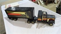 vintage Tonka Black Hawk 557 semi truck/trailer