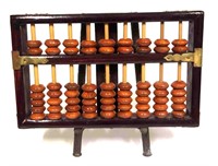 Lotus-Flower Brand 63 Bead Abacus With Stand