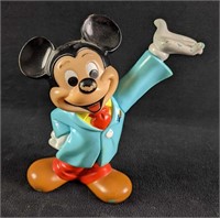 Vintage Mickey Mouse Plastic Figure