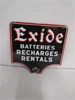DSP Exide Batteries Advertisement Sign