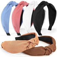 6PCS Knotted Headbands for Women  Various Colors