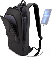 USB Backpack 15.6 Anti-theft Laptop-Black