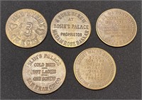 Group of Brothel Tokens