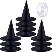 Halloween Costume Witch Hat  10pcs with Rope