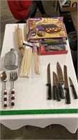 Kitchen utensils, chefmate wood chip smoker box,