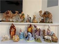 Vintage nativity ceramics