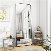 Black Full Length Mirror  60x20 20x60