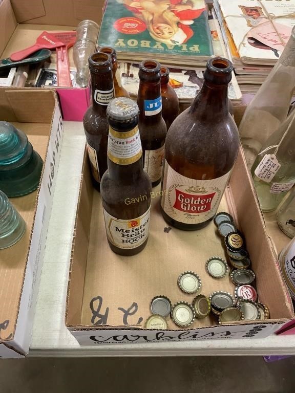 Beer Bottles, Steins, Caps