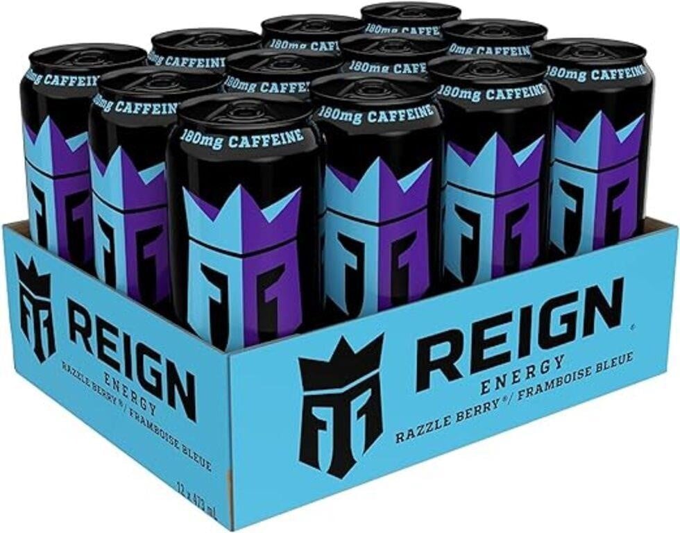 Reign Energy, Razzle Berry, Pack of 12