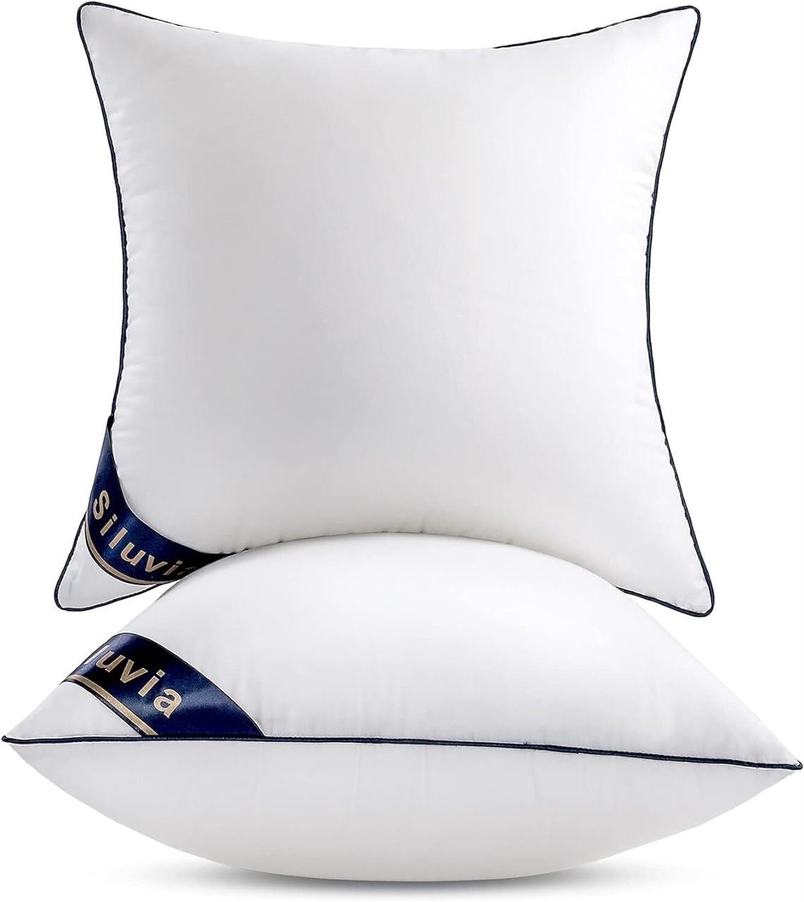 Siluvia 18x18 Pillow Inserts Set of 2 - 2Pack