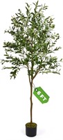 Faux Olive Tree 6FT  Adjustable Fake Potted Silk