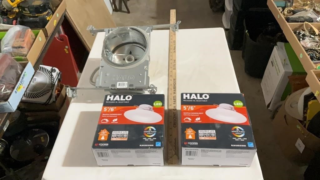 Halo 5”/6” lightbulb, lightbulb fixture