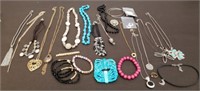 Bag of Nice Fashion Jewelry. Necklaces,