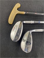 Group of Mixed Golf Clubs