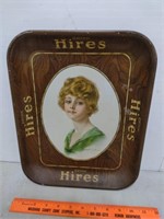 1920 Drink Hires Root Beer Advertising Tray Art by