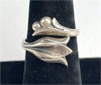 925 Silver Vintage Lily Avon Ring