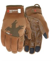 Mcr Safety Multi-task Cable Channel Brown Gloves