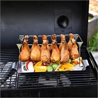 Chicken Leg and Wing Rack for Grill Smoker Oven