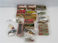 LARGE VARIETY OF LURES BY A VARIETY OF MAKERS: