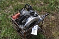 2 - Porter Cable Saws, Milwaukee 1/2" Drill,