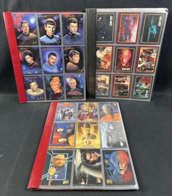 (3) 1991-95 Star Trek Card Sets, Complete in
