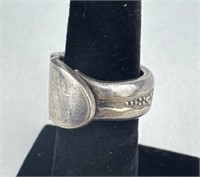 925 Sterling Silver Spoon Ring